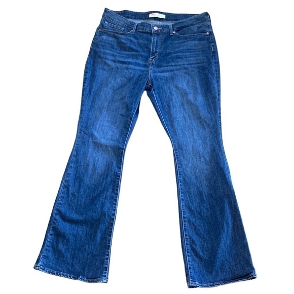 Levi’s Signature Mid Rise Boot Cut Stretch Size 16 - Picture 1 of 9